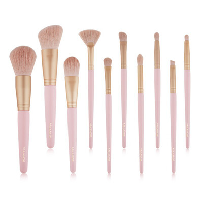 

10Pcs Makeup Brushes Set Powder Foundation Brush Lip Cosmetic Beauty Make Up Brushes Tool Blush Blending Eyeshadow Brush