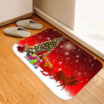 

Tailored Christmas Carpet Kitchen Doorway Bathroom Floor Carpet Floor Mat Print 40x60cm