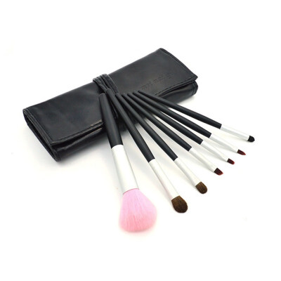 

7 pcs Set Professional Makeup Brush Set Tools Make-up Toiletry Kit Wool Brand Make Up Brush Case