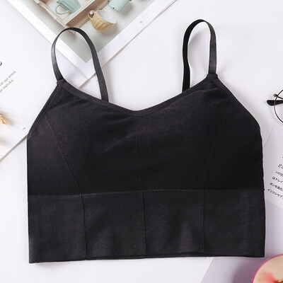 

Fashion New Seamless Short Camisole With Chest Pad Wrapped Chest Ladies Bottoming Tube Top