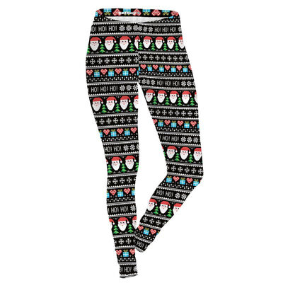 

Women Christmas Print Wear Bottoming Leggings Stretchy High Waist Stretchable Skinny Tights Pants