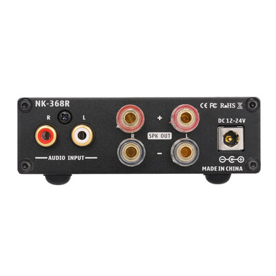 

NIKKODO NK-368R Digital Audio Power Amplifier BT 40 Mini HiFi Audio Receiver Amp Dual Channel 50W 50W with Power Adapter