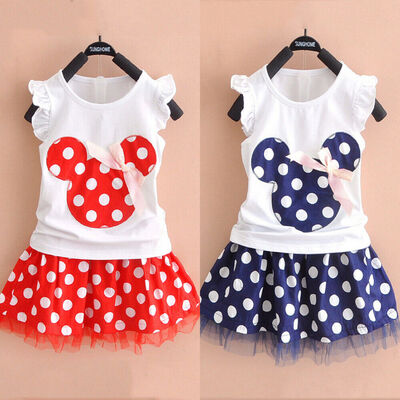 

Baby Girls Princess Dress Kids Tops T shirt Skirt Toddler Party Dress