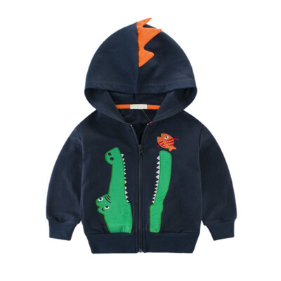 

Autumn Cartoon Baby Coat Spring Kids Jackets Hooded Baby Outerwear&Coats Kids Children Clothing