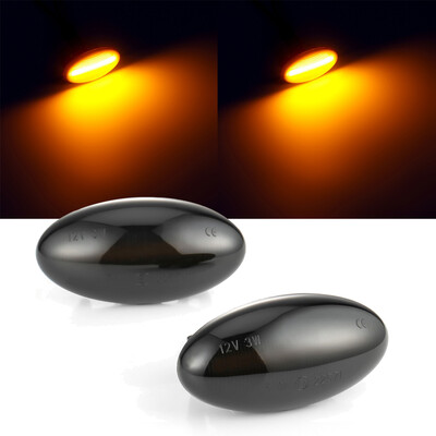 

2pcs Car LED Turn Signal Sequential Flash Light Lamp For 1007 107 206 207