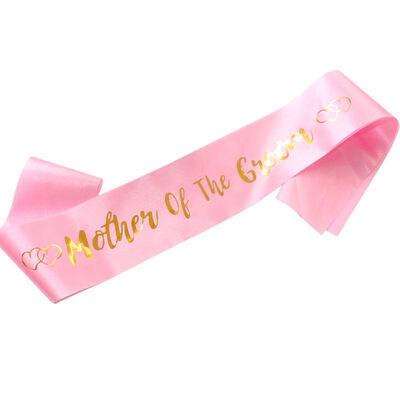 

Mother Of The Groom Letter Shoulder Strap Satin Bride Sash Lady With Diamond Ring Bachelorette Party Sash Party Wedding Bridal