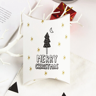 

5Pcs Merry Christmas Candy Bag Kids Gift Packaging Boxes Festival Christmas Party Decoration