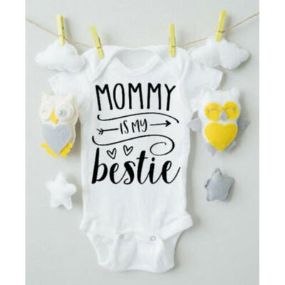

UK Newborn Baby Boys Girls Summer Clothes Romper Jumpsuit Bodysuit Cotton Outfit