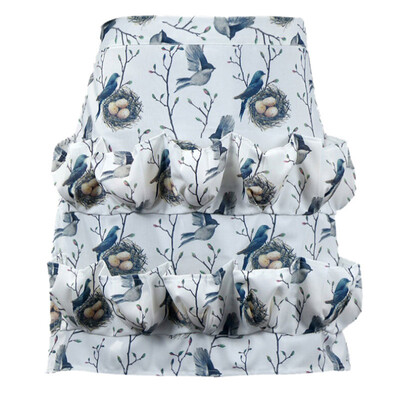 

12 Pockets Egg Collecting Apron Pockets Holds Chicken Farmhouse Farm Home Waterproof Aprons for Women Housewife Kitchen Apron