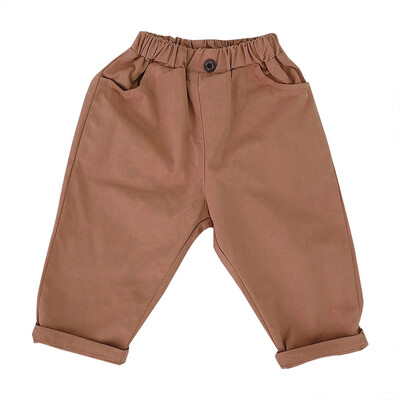 

Summer Kids Pants Children Girls Trousers Solid Color Long Pants Kids Casual Baby Cotton Bottoms