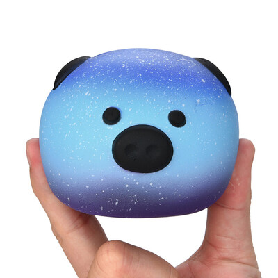 

YIWULACute 9cm Galaxy Pig Cream Scented Squishy Slow Rising Squeeze Toys Phone Charm