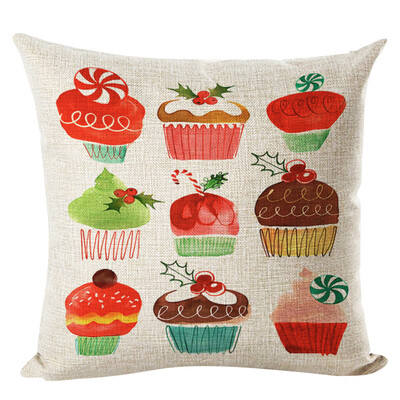 

Tailored Christmas Rectangle Cushion Cover Silk Square Pillow Case Pillowcase