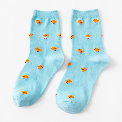 

New Fashion Women Cotton Cute Socks Cartoon Cat And Dogs Paws With Dots Happy Funny Socks Woman