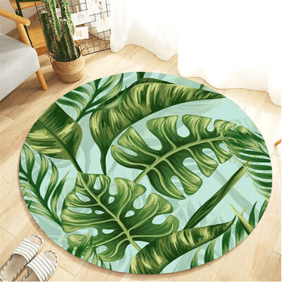 

〖Follure〗Botany Elements Blanket Round Bathroom carpet 60cm