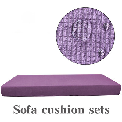 

Gobestart 1-4 Seats Waterproof Sofa Seat Cushion Cover Couch Stretchy Slipcovers Protector