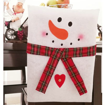 

Gobestart Christmas Santa Hat Dining Chair Back Covers Party Xmas Table Decoration