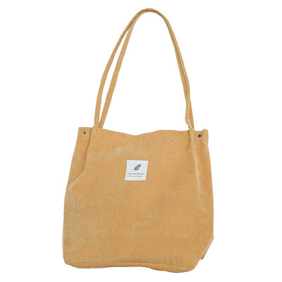 

Women\s Handbag Casual All-match High-capacity Art School Style Corduroy Canvas Women\s Handbag1