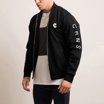 

Toponeto Mens Autumn Winter Casual Thin Solid Jacket Sports Outdoor Running Coat