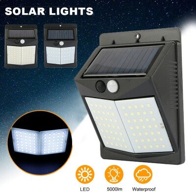 

507090 LED Outdoor Solar Powered Lights PIR Motion Sensor Garden Security Lamp