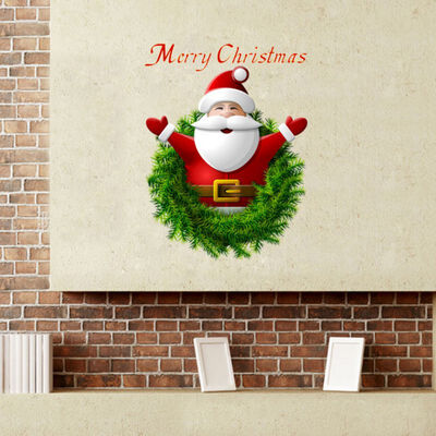 

Christmas Snowman Removable Home PVC Window Wall Stickers Decal Decor Hot Sale Christmas Transparent Window Wallpaper Shop