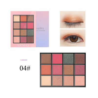 

12 Color Natural Eyeshadow Palette Make up Palette Shimmer Nature Glow Eye Shadow Set Cosmetics