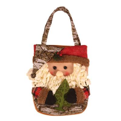 

Christmas Candy Bag Handbag Gift Bag Christmas Tree Party Decoration Santa Claus Snowman