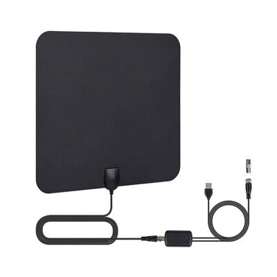 

Digital TV Antenna HDTV Signal Booster 1080p HD 50 Miles Indoor Reception Range TV Antenna Amplifier