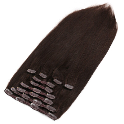

BHF 10piece Clip in 100 Remy Human Hair Extensions Long Soft Silky Straight for Women Fashion