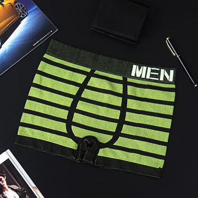 

Stripe Pattern Mens Boxer Briefs Comfortable Breathable Mens Underwear
