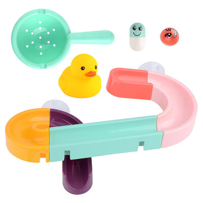 

Tailored Baby Bath Toys Suction Cup Race Orbits Track Kids Bathroom Bathtub Play
