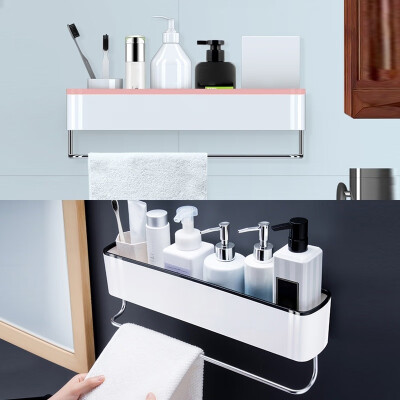 

Willstar Punch-free Plastic Storage Rack Bathroom Organizer Shower Shelf Home Decoration Bathroom Accessories