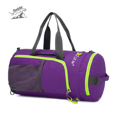

Tanluhu Multifunction Waterproof Nylon Outdoor Camping Bag Unisex Folding Knapsack Packsack