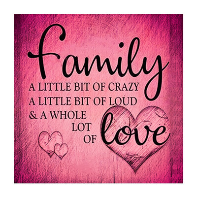 

Family Love Letter DIY 5D Diamond Painting Cross Stitch For Adults Round Full Drill Embroidery Canvas Home Wall Decorations