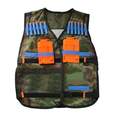 

Tactical Vest Adjustable with Storage Pockets fit for Nerf N-Strike Elite Team