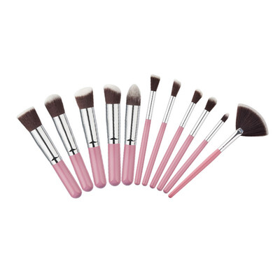

11pcs Facial Make Up Brushes Tools Cosmetic Makeup Brushes Set Kit Foundation Brushes Maquiagem