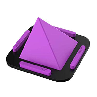 

Universal Car Holder Non-Slip Pad Pyramid Shape Silicone Mobile Phone Bracket Desk Stand for Phone Tablets Stand
