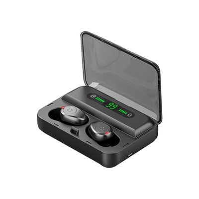 

Desmond Bluetooth headset 50 dual call power display wireless sports headset tws comes with charging compartment