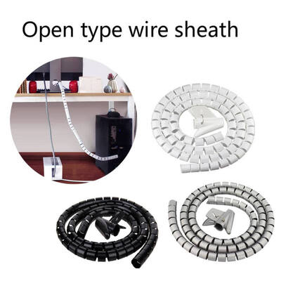 

Open Type Storage PE Plastic Covered Wire Cable Line Protective Sleeve Zipper Line Management Line Tube