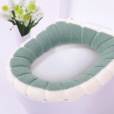 

JPGIF Bathroom Toilet Seat Closestool Washable Soft Warmer Mat Cover Pad Cushion