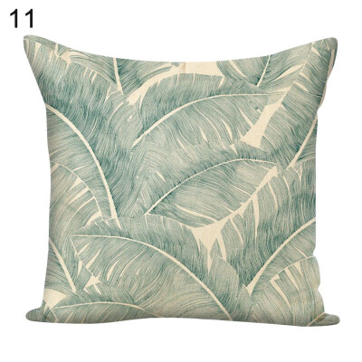 

Tranparent Leaves Square Throw Pillow Case Cushion Cover Sofa Bed Car Decor