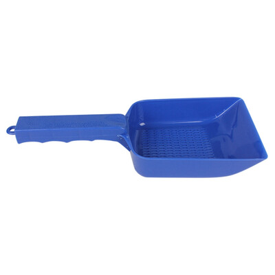 

Plastic AquariumFish Tank Multihole Bottom Sand Portable Cleaning Shovel Blue
