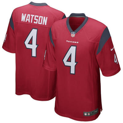 

Mens Football Jersey Houston Texans Deshaun Watson Red Game Jersey