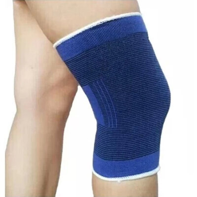 

New 2 Pcs Brace Elastic Muscle Support Compression Sleeve Sport Pain Relief Blue