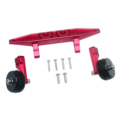 

Tailored Rear Double Wheel Wheelie Bar Kit for Traxxas RUSLTLER 4X4 VXL 67076-4 RC Car
