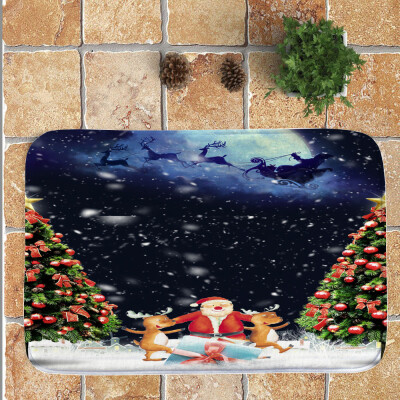 

Tailored Christmas Festival Entrance Door Bathroom Floor Mat Indoor Bath Decor