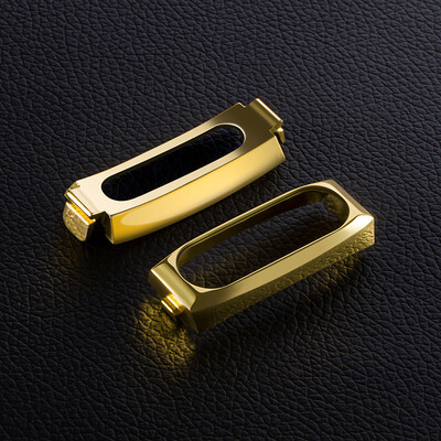 

〖Follure〗Replacement Wristband Band Strap Metal Case For Xiaomi Mi Band 2 Bracelet BK
