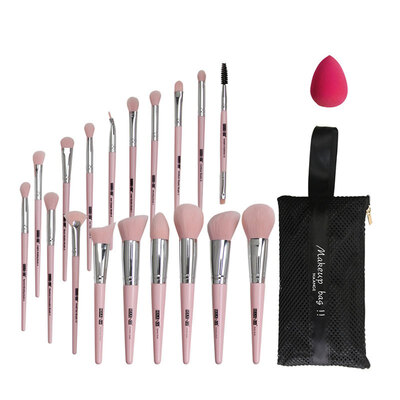 

18pcs Makeup Brushes Kit Soft Loose Powder Brush Foundation Blush Brush Eyebrow Comb Makeup Cosmetic Brush Cleanser