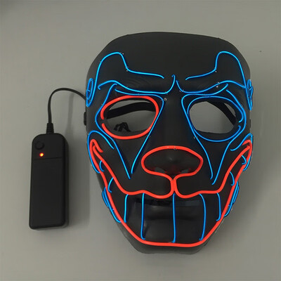 

Halloween LED Mask Purge Masks Election Mascara Costume DJ Party Light Up Masks Glow In Dark Cosplay Costume Party Supplies