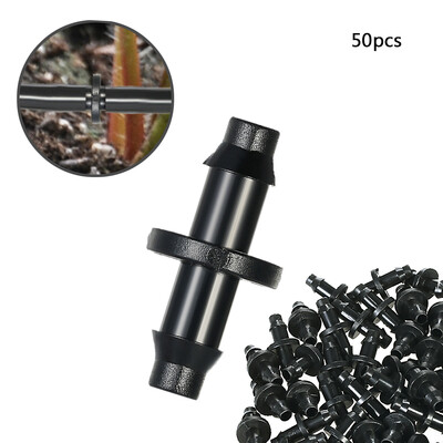 

50pcs 14 PVC Barbed Connector Tubing Coupling Connectors Water Drip Irrigation for Greenhouse