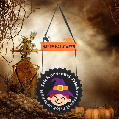 

Toponeto Halloween DecorationBat Ghost Pumpkin Shaped Ornament Felt Cloth Fabric